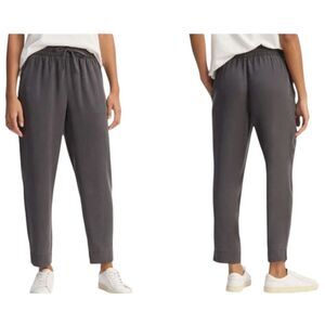 Everlane The Tapered Pant in Butterlite TENCEL Lyocel Iron Grey Size M